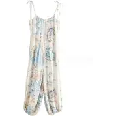 Next Jumpsuit nude / lyseblå / brun / sort