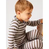 Name it Bluse - Uld - Rib - NmmWang - Snow White - - 2 år (92) - Bluse