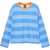 Pull&Bear Bluser & t-shirts himmelblå / lyseblå / orange