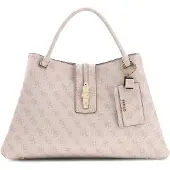 GUESS Håndtaske 'YVONNE' creme / camel
