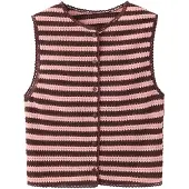 Mango Cardigan 'TERRA' lyserød / bordeaux