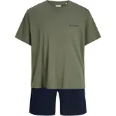 Jack & Jones Pyjamas kort 'JACEVEREST' navy / siv