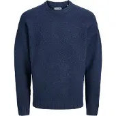 Jack & Jones Pullover 'JJESoho Ollie' mørkeblå