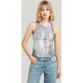 G-Star Slim Rib AOP Tank - Multi color - Women