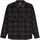 Quiksilver - Skjorter - Venture Fleece Shirt Venture Polar Black til Unisex - Størrelse M - Sort