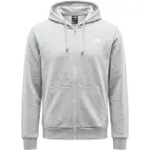 The North Face Sweatjakke 'EVOLUTION SIMPLE DOME' lysegrå / hvid
