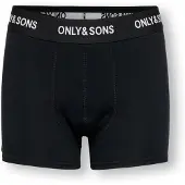 Only & Sons Junior Underbukser 'OSJFITZ' sort / hvid