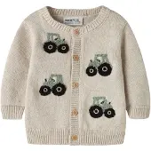 Name it Cardigan 'NBMLONDON' beige / jade / sort