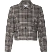 B.young Blazer 'BYEstolo' brokade / antracit / hvid