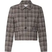 B.young Blazer 'BYEstolo' brokade / antracit / hvid