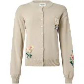 Weekend Max Mara Weekend Max Maratil kvinder. 2625346041650 Beige Teiera-jakke (M), Casual, Bomuld, Lange ærmer
