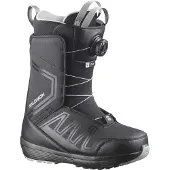 Salomon Snowboard - Snowboardstøvler dame - Pearl BOA Black/Wrought Iron til Unisex - Størrelse 41,5 - Sort