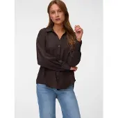 Vero Moda Bluse 'VMMelaney' mørkebrun