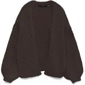 Vero Moda Cardigan 'VMMAYBE' mørkebrun