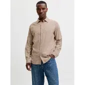 Jack & Jones Skjorte 'JJEFIELD' beige-meleret