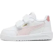 Puma Shuffle Downtown Sneakers Toddlers, Shoes, White/Powder Pink, 23