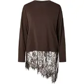 Pieces Pcmave Lace Top Med Lange Ærmer
