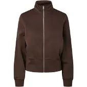 Pieces Pcsali Chilli Høj Hals Sweatshirt Med Lynlås