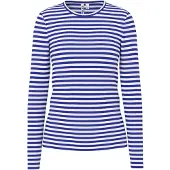 Pieces Shirts 'PCLaya' blå / hvid