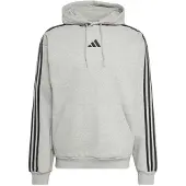 Adidas Sportsweatshirt 'Essentials 3-Stripes Fleece' grå / sort