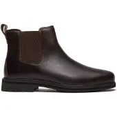 Timberland Timberlandtil mænd. TB0A42PGW011 Mørkebrune Chelsea Stormbucks-læderstøvletter (44), Fast, Ingen, Casual
