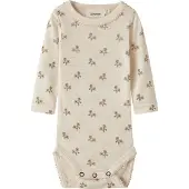 Lil´ Atelier Body l/æ - Uld/Modal - Slim - Noos - NbfNalu - Turtl - - 62 - Body L/Æ