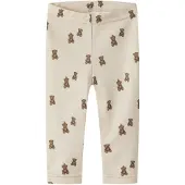 Lil´ Atelier Leggings - Modal/Uld - Noos - Slim - NbnNilo - Turtl - - 74 - Leggings