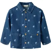 Lil´ Atelier Printet Denimjakke