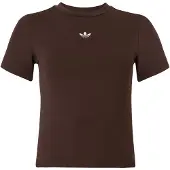 Adidas Originals Shirts 'ESSENTIALS ' choko / hvid