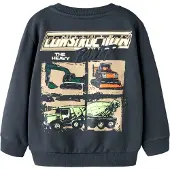 Name it Sweatshirt - NmmNayel - Ombre Blue - - 5 år (110) - Sweatshirt