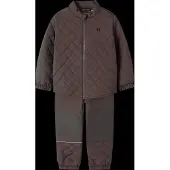 Name it Termosæt - Quiltet - Noos - NmnChilly - Seal Brown - - 5 år (110) - Termotøj