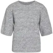 Noisy May Pullover 'NMSutton' grå-meleret