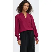 ONLY Bluse 'ONLMETTE' bordeaux