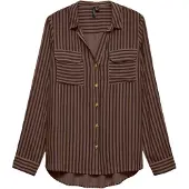 Vero Moda Bluse 'VMBUMPY' brun / choko