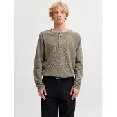 Jack & jones Regular Fit Ensfarvet Langærmet T-shirt