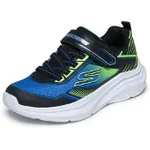 SKECHERS Sneakers blå / lysegrøn / sort