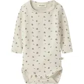Name it Sparkedragt/Body 'NBFLAGO' creme / grå / gran