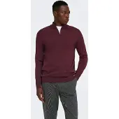 Only & Sons Pullover 'ONSLoui' bordeaux
