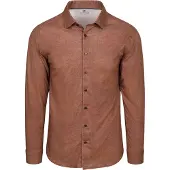 Desoto Twill Skjorte Brun åle