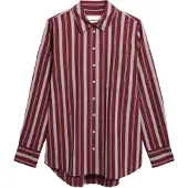 Armedangels Bluse lysebrun / greige / lysegrå / bordeaux