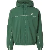 Nike Overgangsjakke 'CLUB ATHLETE' mørkegrøn / hvid