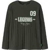Name It Kids Bluse - NkmLaso - Peat - - 11-12 år (146-152) - Bluse