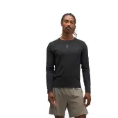 Hoka One One - Trail running tøj - M Everyrun Long Sleeve Black til Unisex - Størrelse S - Sort