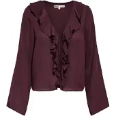 ONLY Bluse 'ONLVinni' vinrød