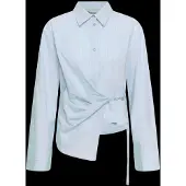My Essential Wardrobe Bluse 'MWBella' lyseblå / hvid