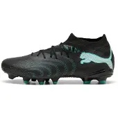 Puma FUTURE 9 MATCH FG/AG Football Boots Unisex, Shoes, Black/Intense Mint/White, 41