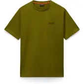 Napapijri Bluser & t-shirts 'S-Yose' mørkebrun / gylden gul / oliven