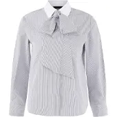 Trendyol Bluse grafit / hvid