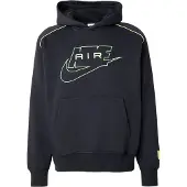 Nike Sweatshirt 'AIR' navy / lime
