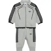 Adidas Joggingdragt 'SPACER' grå-meleret / sort